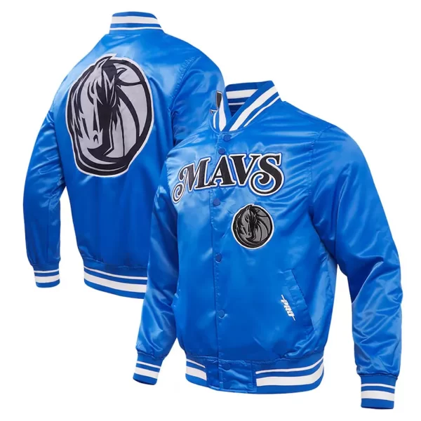 Dallas Mavericks 2023-24 City Edition Royal Satin Jacket