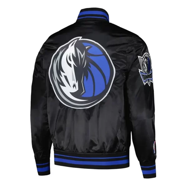 Dallas Mavericks Script Tail Satin Jacket