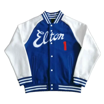 Elton John LA Dodger Wool Varsity Jacket