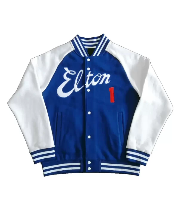 Elton John LA Dodger Wool Varsity Jacket