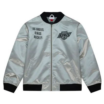 Los Angeles Kings Team OG 2.0 Silver Satin Jacket