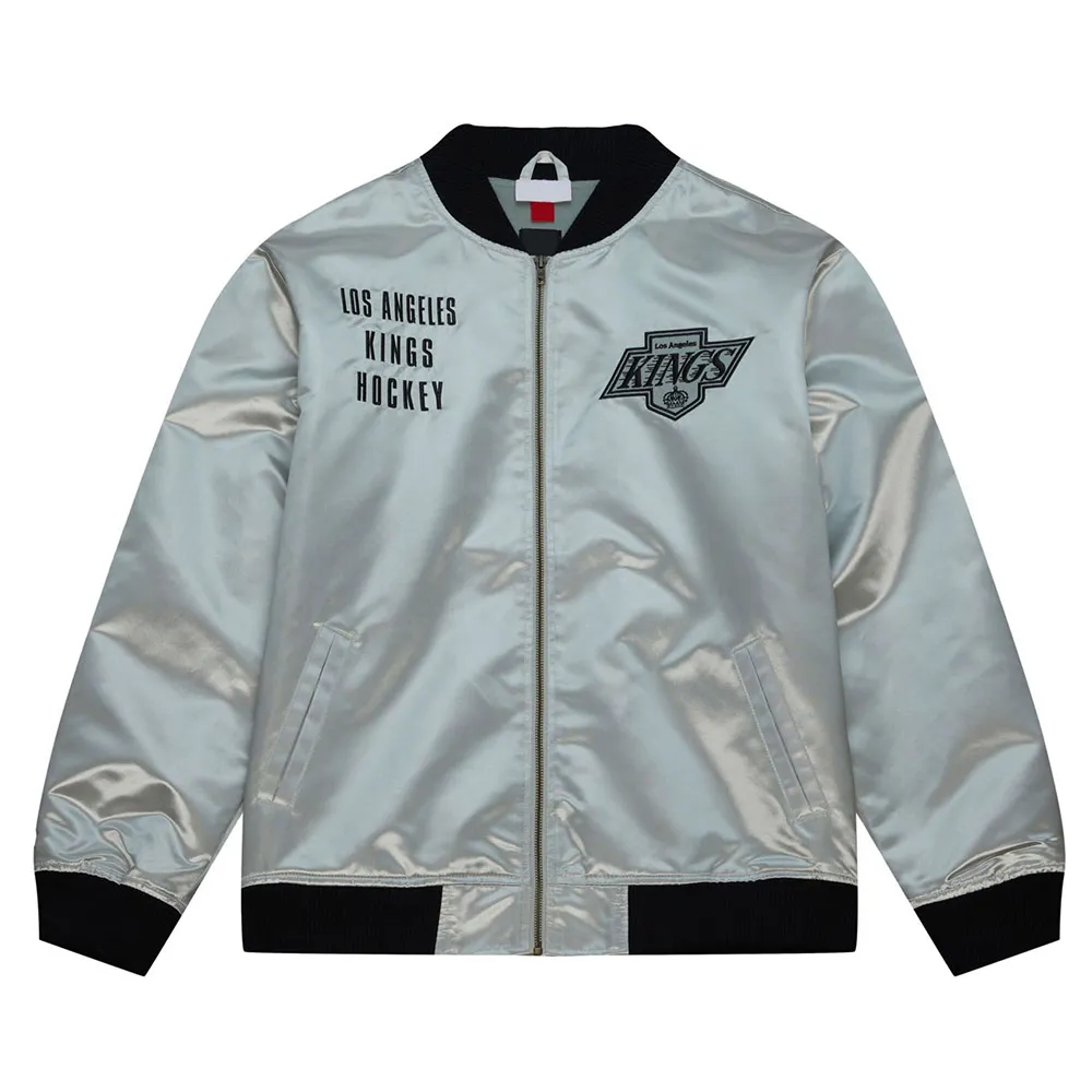 Los Angeles Kings Team OG 2.0 Silver Satin Jacket