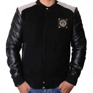 Manchester City Black Varsity Jacket