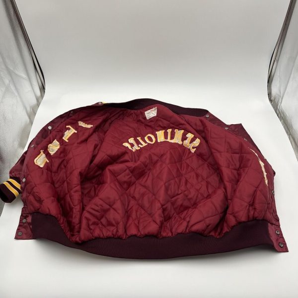 Men King Louie Florida State Seminoles FSU Garnet Satin Jacket - A2 Jackets