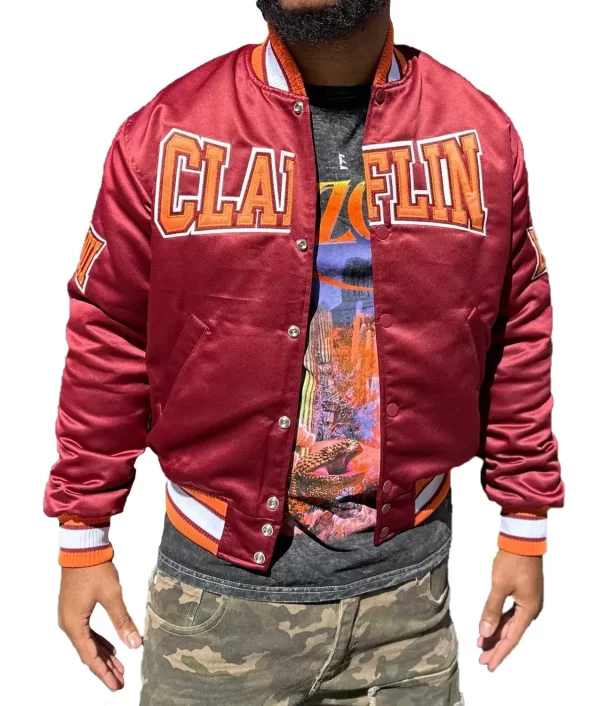 Men’s Claflin University Satin Jacket