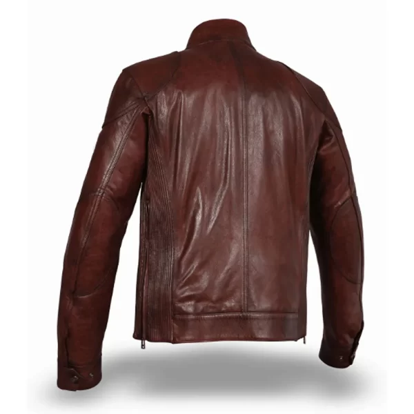 Men’s Motorcycle 2.0 Gangster Dark Brown Leather Jacket