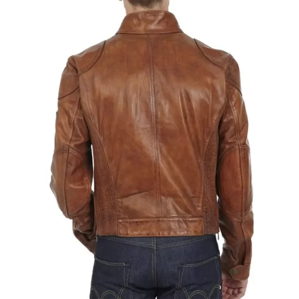 Men’s Motorcycle 2.0 Gangster Leather Jacket