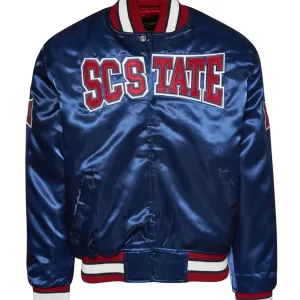 Men’s South Carolina State University Navy Blue Satin Jacket