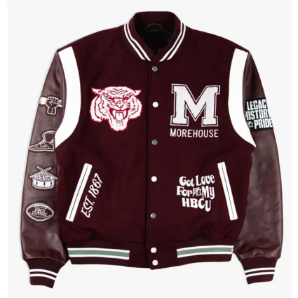 Morehouse College Motto 3.0 Wool Varsity Jacket