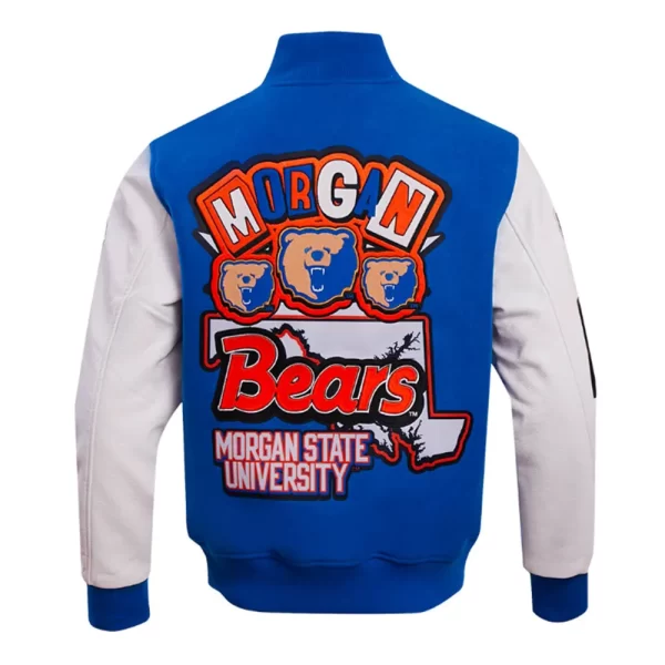 Morgan State University Homecoming Full-Snap Varsity Wool Jacket