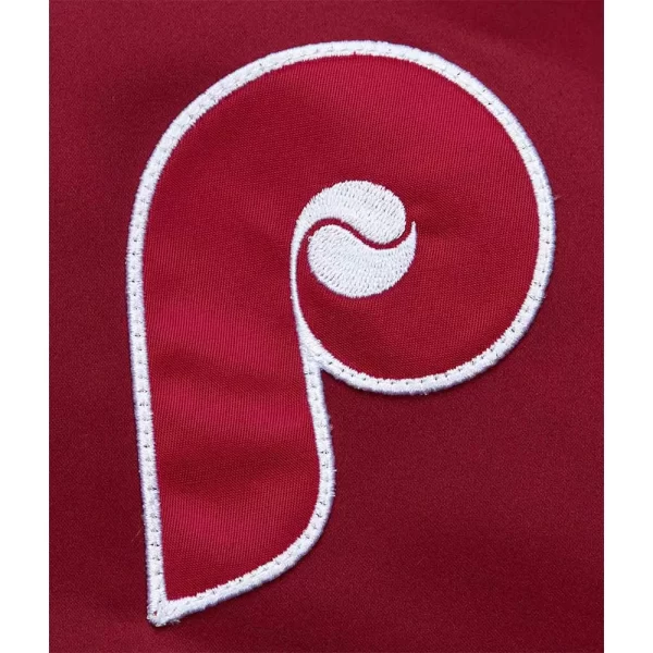 Philadelphia Phillies Vintage Logo Maroon Jacket