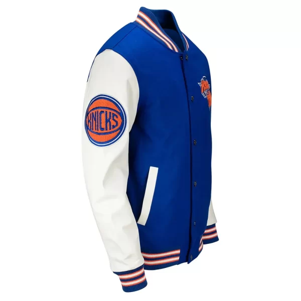 Prospect NY Knicks Blue & White Varsity Jacket