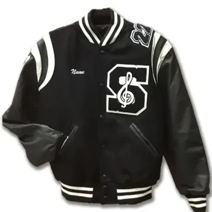 Stevenson Marching Band Black Varsity Jacket