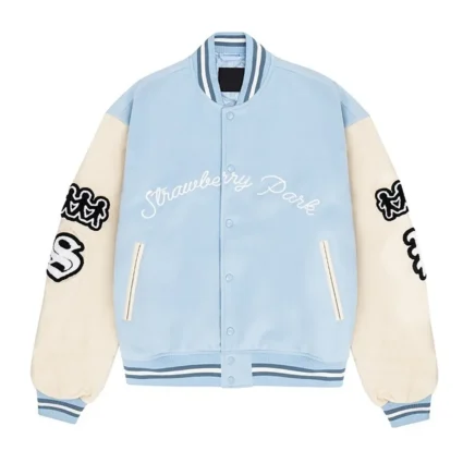 Strawberry Park Valentine’s Day Wool Varsity Jacket