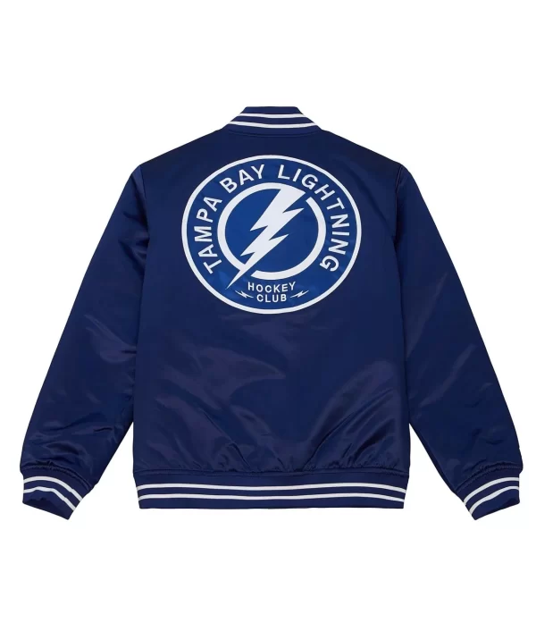 Tampa Bay Lightning Heavyweight Full-Snap Satin Jacket