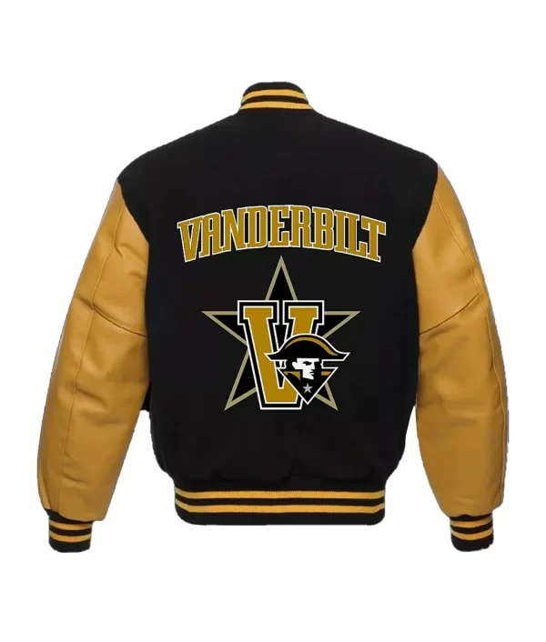 Vanderbilt University Black Varsity Wool Jacket