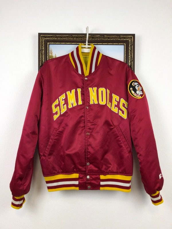 Vintage Florida State Seminoles Varsity Satin Jacket