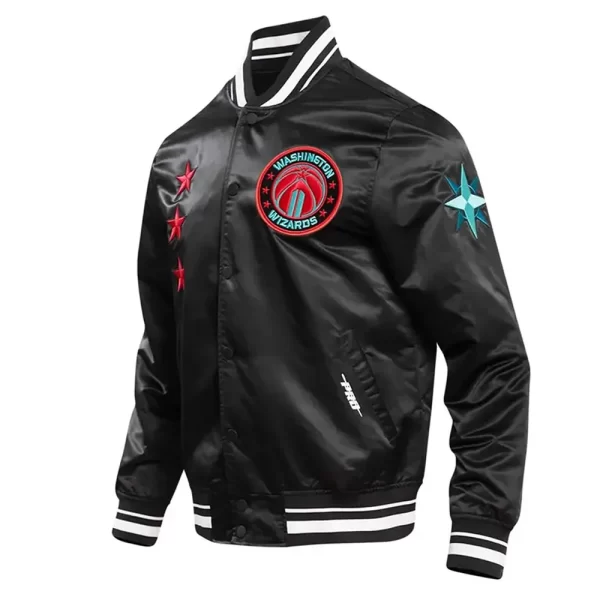 Washington Wizards 2023-24 City Edition Black Satin Jacket