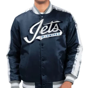 Winnipeg Jets Navy Blue O-Line Jacket