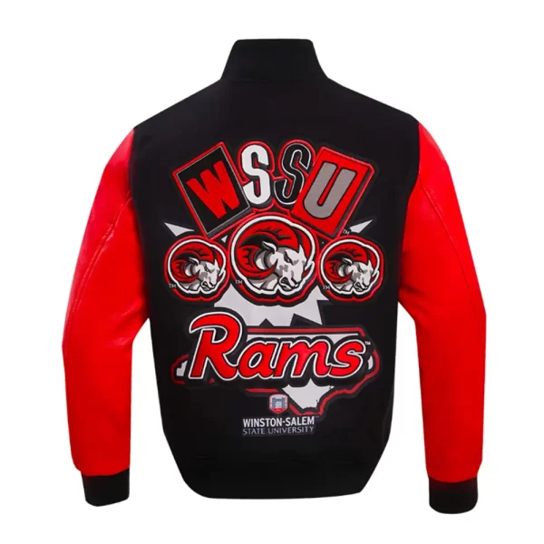 Winston-Salem State University Homecoming Wool Varsity Jacket