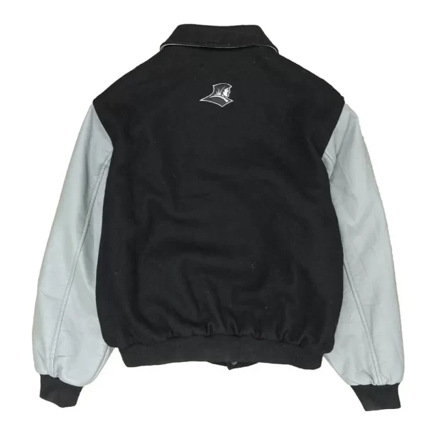 90’s Providence Friars Black and White Wool Varsity Jacket
