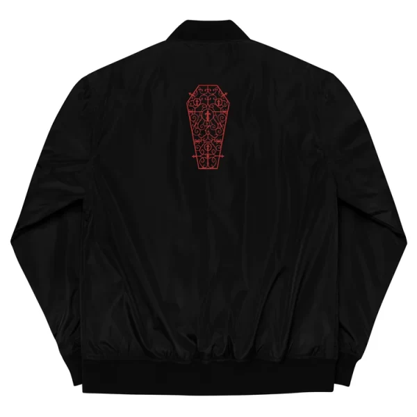 Anne Rice's Interview With The Vampire Coffin Premium Recycled Black Bomber Jacket