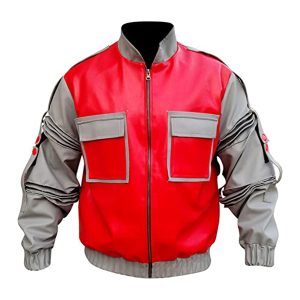 Back To The Future 2 Marty McFly Fox Leather Jacket