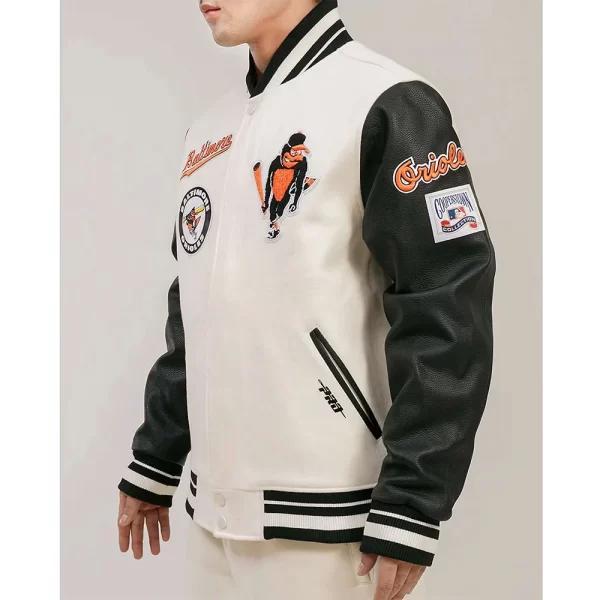 Baltimore Orioles Retro Classic Rib Varsity Jacket