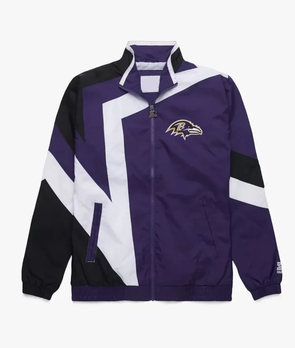 Baltimore Ravens Star Windbreaker Nylon Jacket