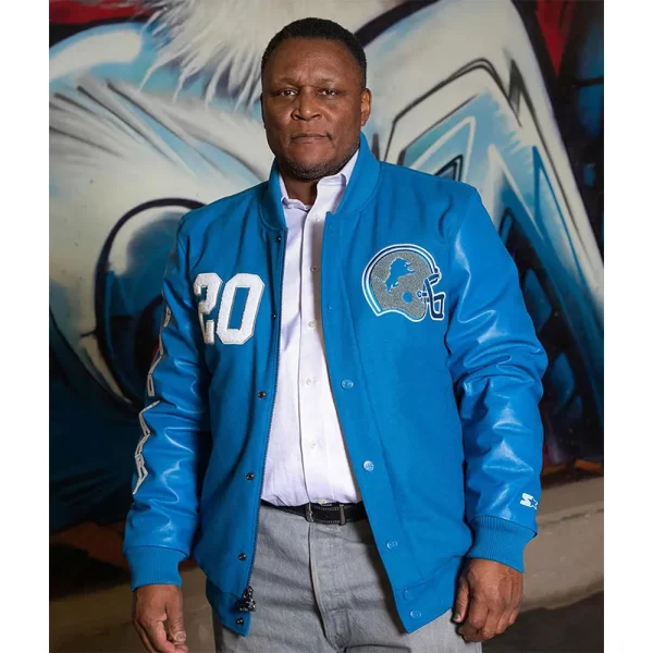 Barry Sanders Detroit Lions Jacket