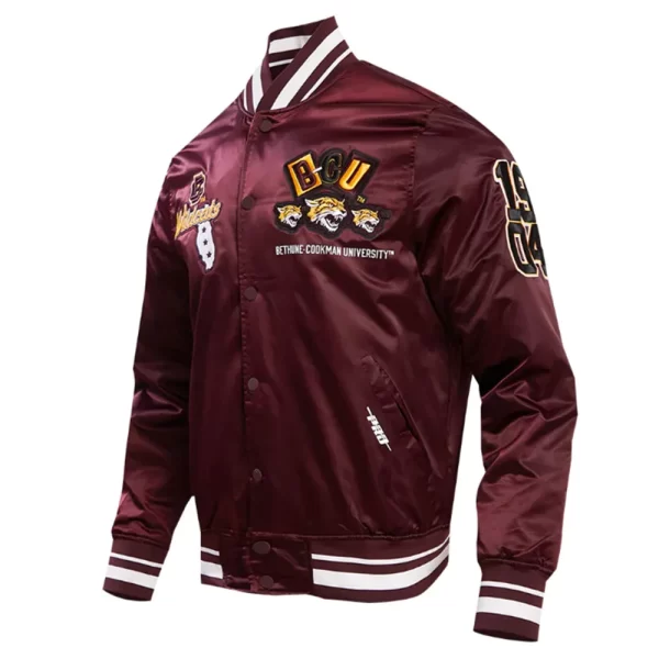 Bethune-Cookman University Homecoming Classic Rib Satin Jacket