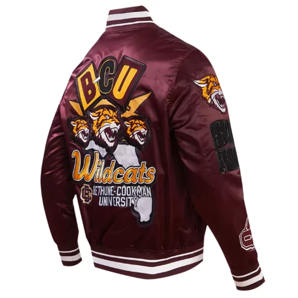 Bethune-Cookman University Homecoming Classic Rib Satin Jackets