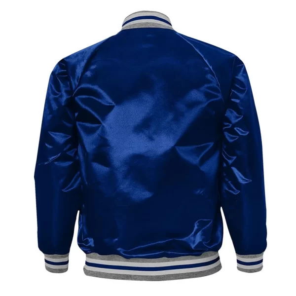 Blue Youth Toronto Maple Leafs Ace Defender Satin Jacket