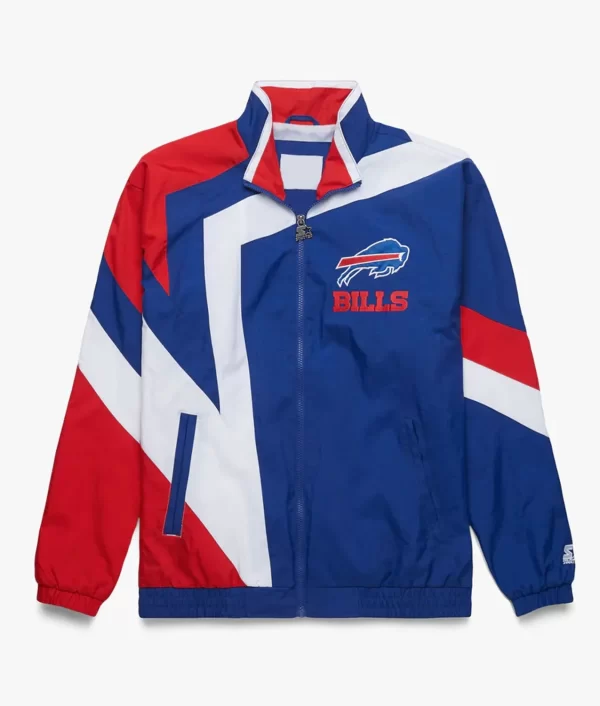 Buffalo Bills Star Windbreaker Nylon Jacket