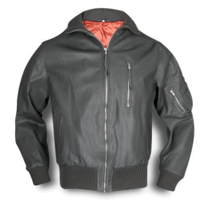 Bundesluftwaffe With Side Pockets Original Flight Black Jacket