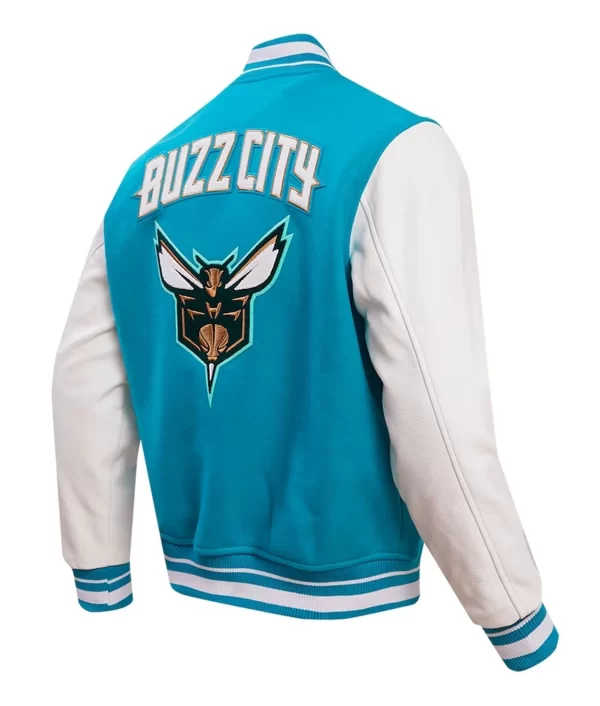 Charlotte Hornets 2023-24 City Edition Teal Varsity Jackets