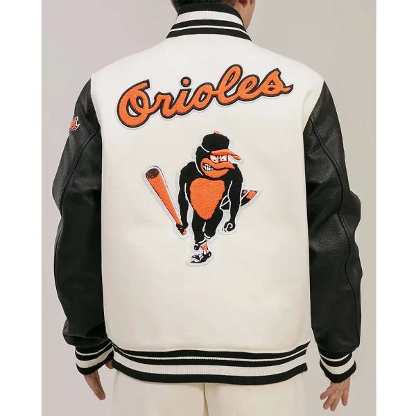 Classic Rib Baltimore Orioles Retro Wool Varsity Jacket