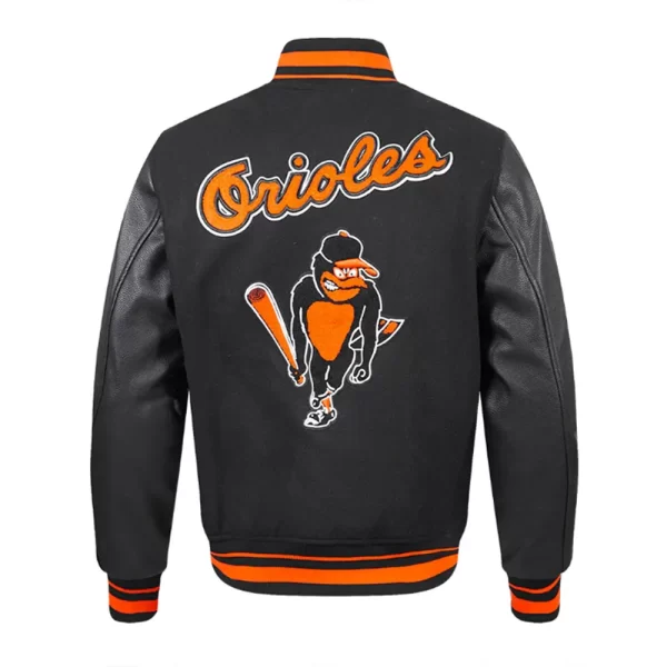 Classic Rib Baltimore Orioles Retro Wool Varsity Jacket