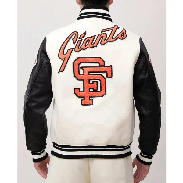 Classic Rib San Francisco Giants Retro Wool Varsity Jacket