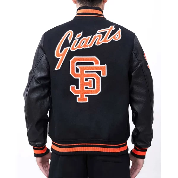 Classic Rib San Francisco Giants Retro Wool Varsity Jacket