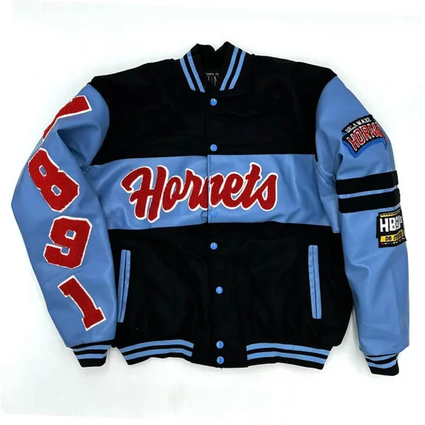 Delaware State Ole Skool Letterman Wool Jacket