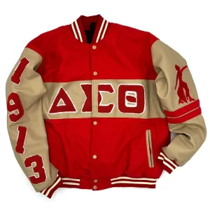 Delta Sigma Theta Ole Skool Wool Letterman Jacket