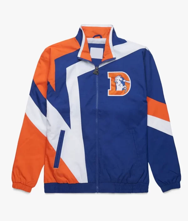 Denver Broncos Star Windbreaker Nylon Jacket