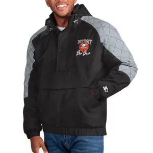 Detroit Bad Boys Black The Body Check Pullover Jacket