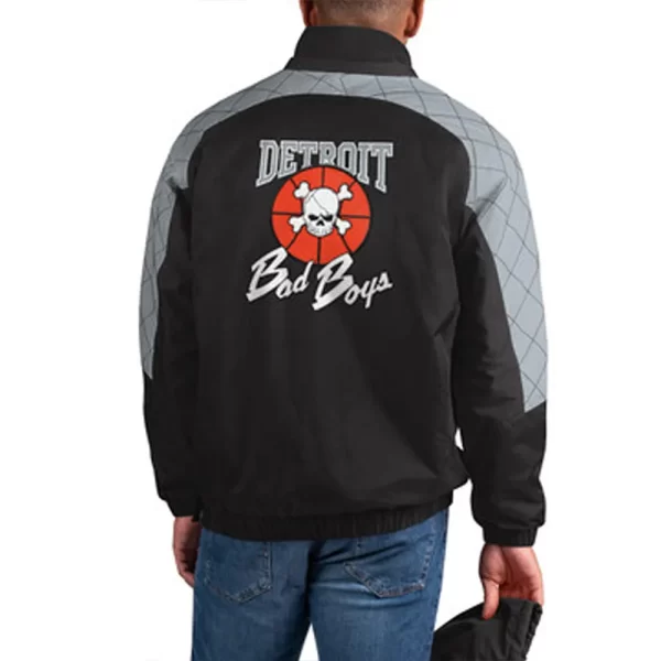 Detroit Bad Boys The Body Check Half Zip Black Pullover Jacket