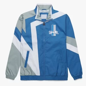 Detroit Lions Star Windbreaker Nylon Jacket