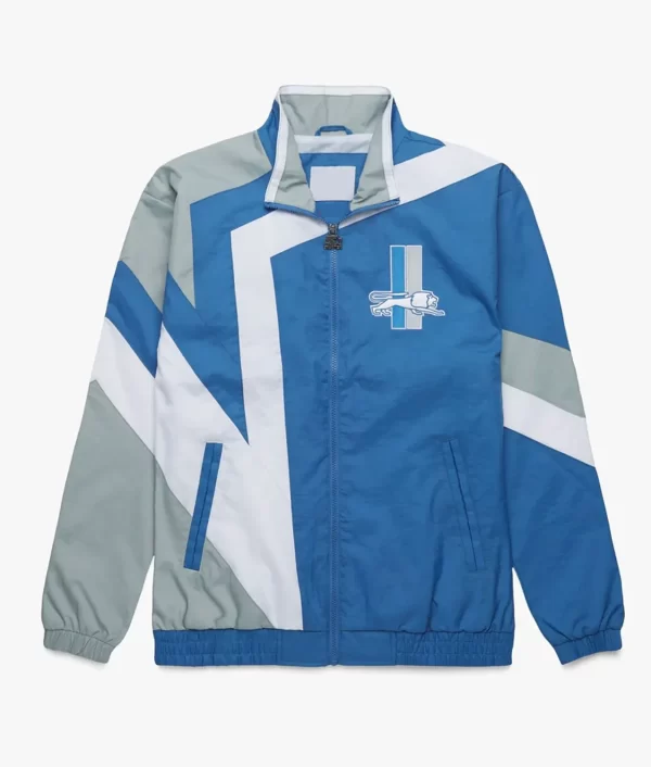 Detroit Lions Star Windbreaker Nylon Jacket