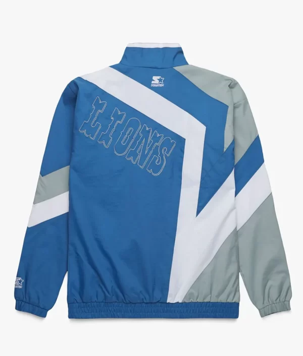 Detroit Lions Windbreaker Full-Zip Jacket