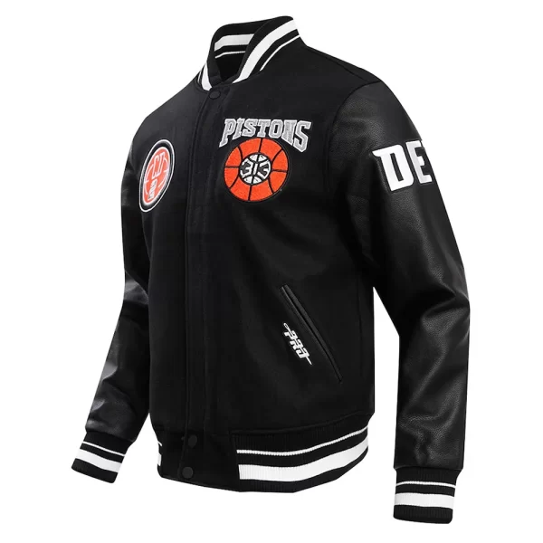 Detroit Pistons 2023 & 24 City Edition Varsity Jacket