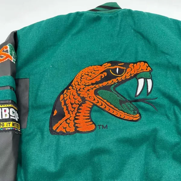 Florida A&M Rattlers Ole Skool Letterman Jackets